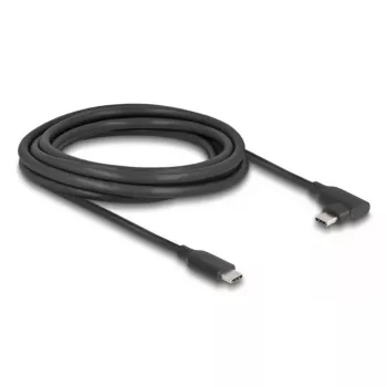 USB kabelis DeLOCK 81195 3m USB C Melns 10 Gbit/s