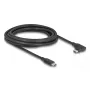 USB kabelis DeLOCK 81195 3m USB C Melns 10 Gbit/s