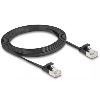 Tīkla kabelis DeLOCK 81165 RJ-45 Cat6a 2m Melns