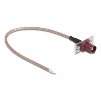 Koaksiālais kabelis DELOCK 90729 RG-316/U 0.2 m ar FAKRA D savienotāju, brūns