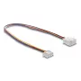 DELOCK 90868 pagarinājuma kabelis datora dzesēšanas sistēmām, PVC apvalks, 1.3 mm diametrs, daudzkrāsains