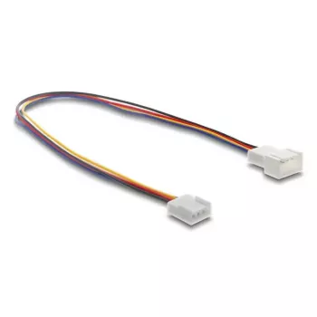 DeLOCK 90871 ventilatora pagarinājuma kabelis PWM 4 pin, spraudnis uz ligzdu, savienotāja garums 13 mm, 30 cm