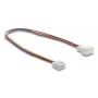 DeLOCK 90871 ventilatora pagarinājuma kabelis PWM 4 pin, spraudnis uz ligzdu, savienotāja garums 13 mm, 30 cm