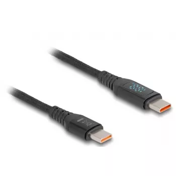 DeLOCK USB 2.0 ātrās uzlādes kabelis USB Type-C vīriešu/vīriešu 1,20 m 140 W