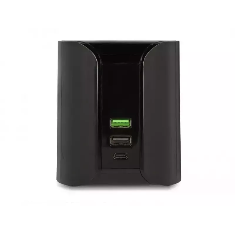 DeLOCK USB un bezvadu lādētājs 1 x USB Type-C PD + 2 x USB Type-A 58 W