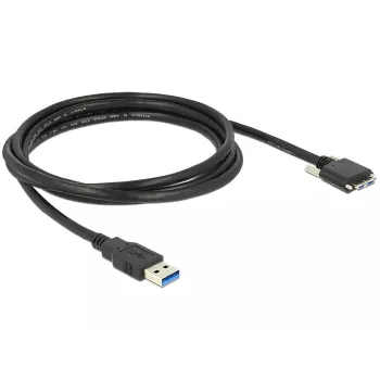 USB kabelis DeLOCK 2m USB 3.0 / USB 3.2 Gen 1 Micro-USB B melns