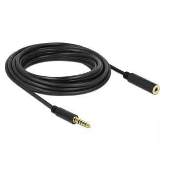 Audio kabelis DeLOCK 85799 5m 4,4mm Melns