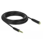 Audio kabelis DeLOCK 85799 5m 4,4mm Melns