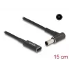 DeLOCK adaptera kabelis USB Type-C ligzda uz Sony 6,0 x 4,3 mm spraudnis 90° 15 cm
