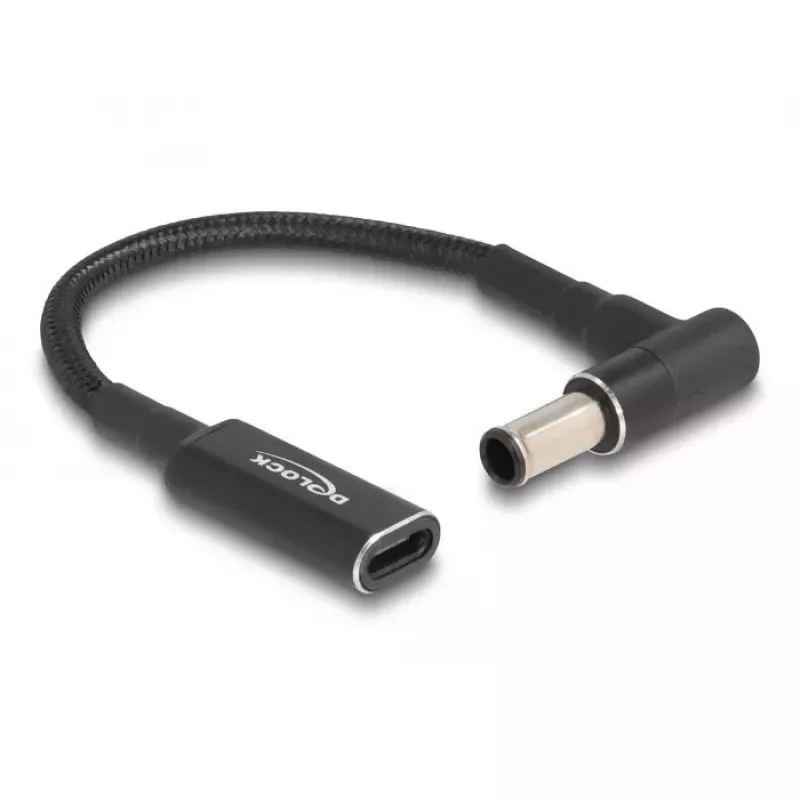 DeLOCK adaptera kabelis USB Type-C ligzda uz Sony 6,0 x 4,3 mm spraudnis 90° 15 cm
