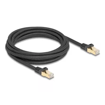 DeLOCK RJ45 Cat.6A tīkla kabelis 3m Melns