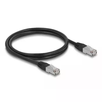 DeLOCK RJ45 Cat.6A S/FTP tīkla kabelis 1m melns