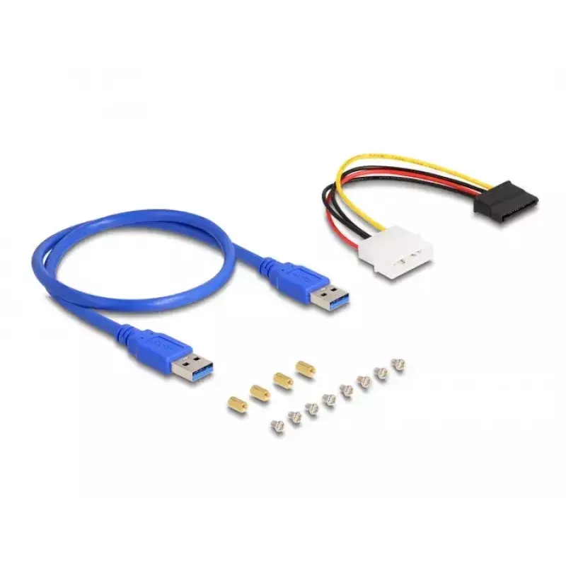 DeLOCK Riser Card PCI Express x1 uz 3 x PCIe x1 50 cm USB kabelis