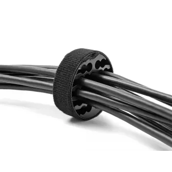 Kabeļu turētājs DeLOCK 66057 melns universāls 26x280x280mm