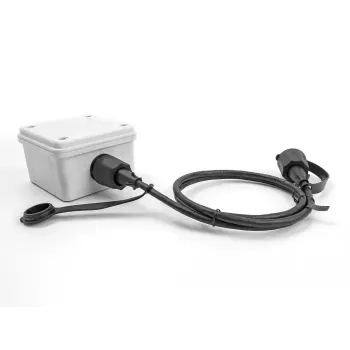 DeLOCK tīkla kabelis RJ45 kontaktdakša līdz RJ45 kontaktdakšai Cat.6 STP 1m IP68 Melns