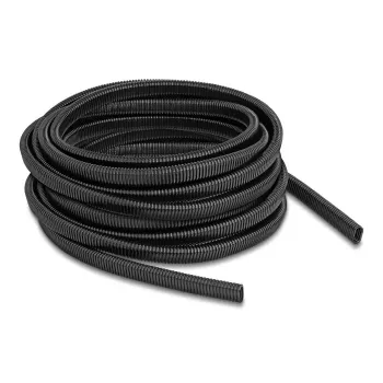 DeLOCK Plastmasas kabeļu aizsarguzmava ovāla 13.6x6.3mm 10m melna