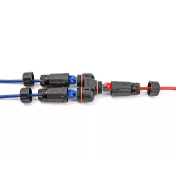 Tīkla kabelis DeLOCK 88143 Y-Adapter RJ45 uz 2 x RJ45 Cat.6 Melns