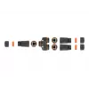 Tīkla kabelis DeLOCK 88143 Y-Adapter RJ45 uz 2 x RJ45 Cat.6 Melns