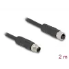 DeLOCK 80520 sensora/aktuatora kabelis 2 m RST M12 Melns