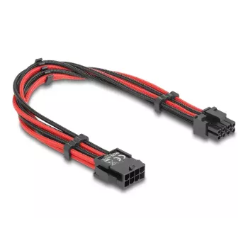 Iekšējais barošanas pagarinātājkabelis DELOCK 80975 — 8-pin uz PCI-E 6+2-pin, 0,3 m