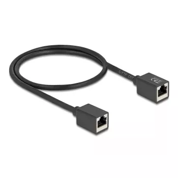 DeLOCK 90324 tīkla kabelis Cat6a 0,5m Melns