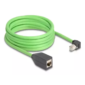 Tīkla kabelis DeLOCK 80888 Cat6a 5m Melns Zaļš