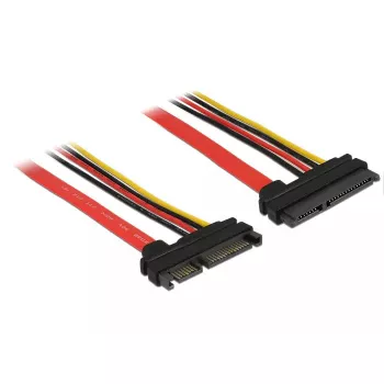 SATA pagarinājuma kabelis DeLOCK 83804 1m SATA 22-pin Melns Sarkans Dzeltens