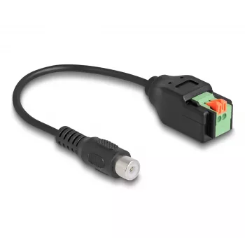DeLOCK RCA ligzdas – spaiļu bloka adapteris 15 cm 2-pin