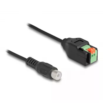 DeLOCK RCA ligzdas – spaiļu bloka adapteris 15 cm 2-pin