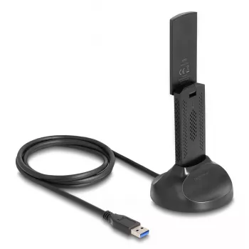 DeLOCK Wi-Fi 6E Divjoslu WLAN USB Adapteris AX3000 1201 Mb/s
