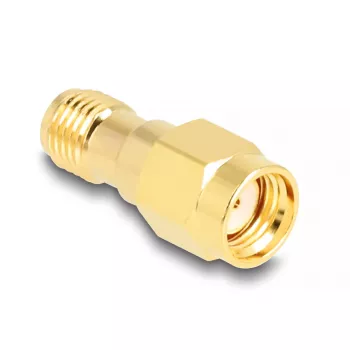 DeLOCK Adapter RP-SMA vīrietis uz SMA sieviete HBI59-1, savienotāja tips SMA, diametrs 8 mm