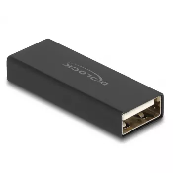 DeLOCK Adapter Gender Changer USB 2.0 Type-A sievišķais uz sievišķo metāla