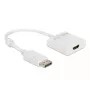 Adapteris DisplayPort 1.2 vīrišķais uz HDMI sievišķais 4K DeLOCK 63586