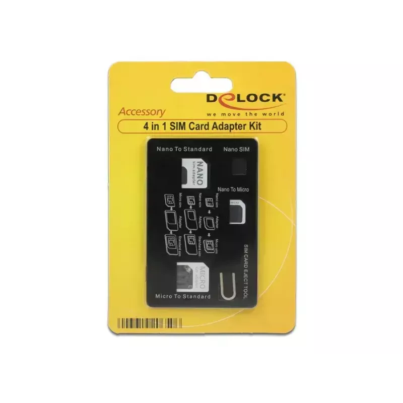 SIM kartes adapteru komplekts DeLOCK 20650