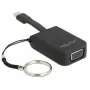 Video kabeļa adapteris DeLOCK 63941 USB Type-C uz VGA 0.03 m Melns