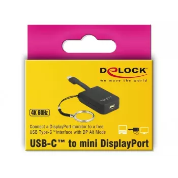 DeLOCK 63939 USB Type-C uz mini DisplayPort adaptera kabelis 0,03 m