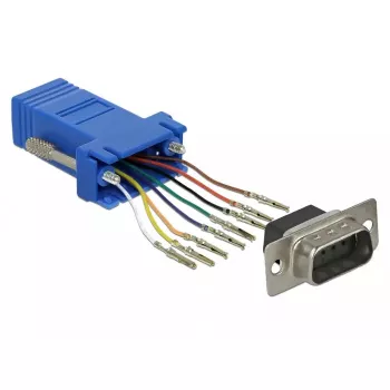 Dzimuma mainītājs DeLOCK 66167 Sub-D uz RJ-45