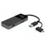 DeLOCK 64085 USB 3.2 Gen 1 Type-A dokstacija klēpjdatoram HDMI+VGA, melna