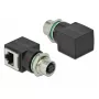 DeLOCK 66312 M12 uz RJ45 adapteris (dzimuma mainītājs)