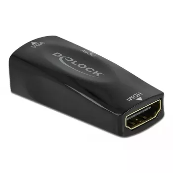 Adapteris HDMI-A sievišķais uz VGA sievišķo 1080p ar audio DeLOCK 66560