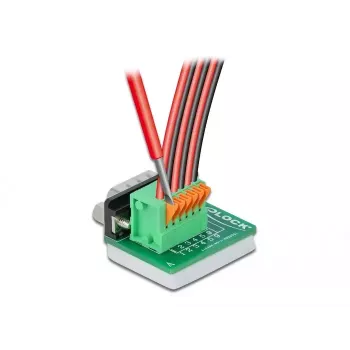 Vadu savienotājs D-Sub 9 DeLOCK 66554 Zaļš