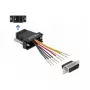 Montāžas komplekts D-Sub 15 vīriešu uz RJ45 sieviešu DeLOCK 66647