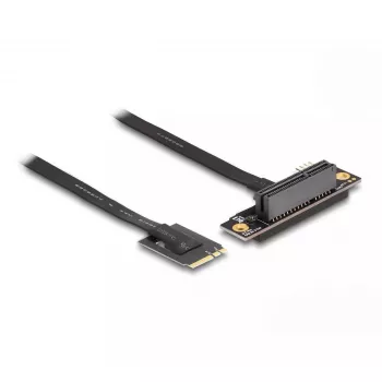 DeLOCK M.2 Key A+E uz PCIe x4 NVMe adapteris ar 20 cm leņķa kabeli