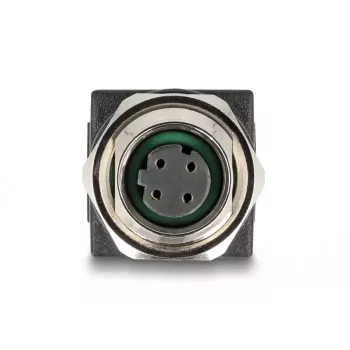 DeLOCK M12 Adapter D-kodēts 4-pin sievišķais uz RJ45 ligzdu taisns