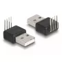 DeLOCK Adapter USB 2.0 Type-A vīrišķais uz 4 kontaktiem 90° leņķī