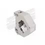 Keystone modulis DELOCK 87159, pelēks/balts, ligzdas savienotājs, spaiļu savienotājs, 60,1×59,4×21,6 mm