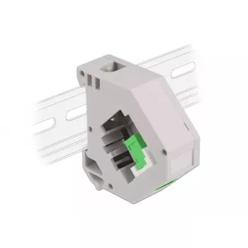 Keystone modulis DELOCK 87165 — SC/SC savienotājs, zaļš/pelēks/balts, 60,1×59,4×21,6 mm