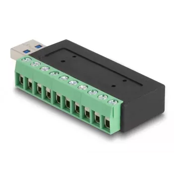 DeLOCK USB 3.2 Gen 1 Type-A vīrišķais uz spaiļu bloka adapteris 5 Gbit/s 5V 1A
