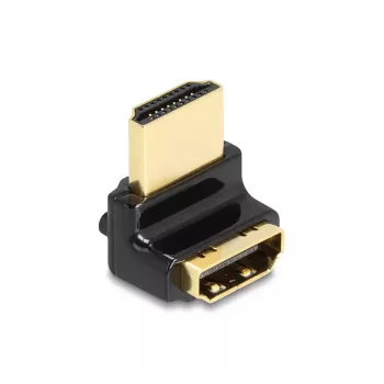 DeLOCK HDMI adapteris vīrietis-sieviete 90° uz augšu 8K 60 Hz metāla