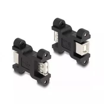 DeLOCK USB 2.0 Adapter Type-A sieviete uz Type-B sieviete ar skrūvju savienojumu